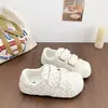 Tenis blancos de velcro para mujer, perfectos con faldas, colección otoño 2026, nuevo estilo coreano, zapatos casuales de caña baja, versátiles y fáciles de combinar