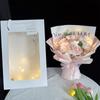 Ramo de Regalo para Amigas para el Día de San Valentín, Caja de Regalo de Ramo para el Día de San Valentín Chino, Ramo de Rosas de Jabón Azul Hielo Triturado para Cumpleaños