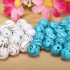 Contas Redondas Transparentes Rachadas de 8/10/12mm Contas Rachadas de Acrílico Colar Pulseira com Contas Rachadas DIY Contas Soltas de Sete Cores