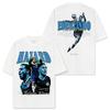 Camiseta de Manga Corta Estampada de Eden Hazard Sudadera con Capucha Holgada de Manga Larga Lavada Venta al por Mayor Eden Transfronterizo