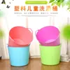 Cubo de Almacenamiento Multifuncional de Plástico Engrosado, Cubo de Baño Profundizado para Bebé, Cubo de Ducha Portátil para Niños, Cubo Grande para Baño de Remojo