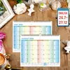 Calendario Planner Cuenta Regresiva Transfronteriza 2026-2027 En Stock Versión en Inglés Calendario de Pared de Festivos Multipaís Comercio Exterior