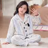 Pijama Infantil de Franela para Niñas, Otoño/Invierno, con Terciopelo Plus, Más Grueso, para Niños Mayores, Vellón de Coral, Niños Bebés, Conjunto de Ropa para el Hogar