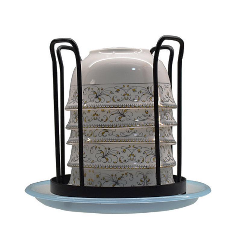 简易碗架白底图