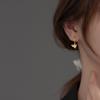 Brincos de Abelha Inseto de Prata 925 Nalan para Mulheres Estilo Japonês e Coreano Fofo Moda Elegante Joia de Orelha Animal M01629