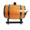 Barril de vino de madera en existencia, barril de vino casero, horizontal, 3 l, para restaurante, vino tinto, vino blanco, madera maciza