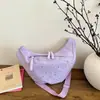 Bolso Transfronterizo para Mujer, Bolso Cruzado Simple y de Moda Tipo Dumpling, Bolso Cruzado Ligero de Gran Capacidad, Bolso de Hombro para Estudiante, Bolso Versátil para Fitness