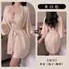 Fan Lei Roupa Íntima Sexy Roupa Íntima Sexy Feminina Faixa de Barriga Puro Desejo Tentação Pijama de Casa Uniforme Conjunto de Roupão de Banho Qqnyd034