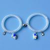 Diadema de línea telefónica de astronauta para el cabello, femenina, fresca, de astronauta, pulsera magnética para parejas, cuerda para la mano de amigas, cuerda para el cabello, doble uso, moda