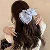 Scrunchie Oversized Estilo Coreano para Mulheres, Prendedor de Cabelo Quadrado de Alta Qualidade, Elástico Durável de Alta Elasticidade, Acessório de Cabelo Estilo Preguiçoso