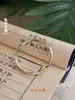 Pulseira Aberta Torcida Fushi de Prata Pura 999.9, Pulseira de Prata Simples e Versátil em Estilo Antigo, Presente para Namorada ou Melhor Amiga