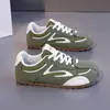 Zapatillas de entrenamiento retro alemanas, nuevo modelo 2026, zapatillas Forrest Gump con bloques de color, zapatillas deportivas casual versátiles de suela blanda, zapatillas de caña baja 8506