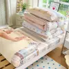 Conjunto de Lençol de Algodão Puro para Cama de Solteiro Três Peças para Dormitório Estudantil 90x190 Estilo Lençol com Elástico Conjunto de Colcha para Dormitório de Meninas Seis Peças 3