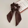 Lazo pequeño fresco aro para el pelo de intestino grueso lindo dulce alta elasticidad banda para el pelo cuerda para el pelo cuerda para el pelo de primavera y verano tocado