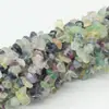 Pulsera de Piedra Cruda de Grava de Ágata Cristalina Desmagnetizada con Cuentas de Piedra Asimétrica Perforada Accesorios de Joyería DIY 5-8mm