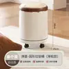 Lixeira com rodas para uso doméstico na sala de estar, com um toque de luxo leve e de alta qualidade, lixeira móvel para banheiro, escritório e quarto
