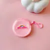Bolsa de felpa de hierro para monedas linda portátil bolsa para auriculares chica estudiante moneda llave mini bolsa de almacenamiento al por mayor