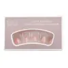 Unhas Usáveis Estilo Curto Simples Rosa Goiaba Contas de Vidro Oval Curto Manicure Usável Unhas Prontas Unhas Postiças