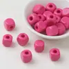 Acrílico 12mm Esquina Redondeada Agujero Grande Cubos Cuadrados Cubos Cuadrados Coloridos Accesorios para Colgante de Cadena de Teléfono DIY Venta al por Mayor