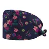 Gorro de Trabajo para Clínica Transfronteriza, Gorro Quirúrgico de Copa Redonda, Gorro sin Visera para Personal Médico, Gorro con Amarre Trasero, Gorro Protector
