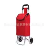 Carrito de compras de regalo de apertura personas mayores subiendo escaleras carrito de verduras de tirar a mano carrito pequeño coche con barra de tracción plegable remolque de bolsa de tela
