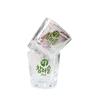 Copo de Soju Coreano de Qualidade de Exportação Personalizado 50ml Vidro Copo de Shot de Bar Copo de Saquê com Logotipo Personalizável