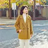 Abrigo de Lana de Longitud Media para Mujer Holgado 2026 Otoño Invierno Ropa para Mujeres de Mediana Edad y Mayores Top de Lana Elegante Abrigo de Lana de Doble Cara