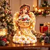 Serie Navideña Cuenco de Dulces Adornos de Resina Figuras de Cuenco de Dulces Navideños