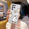 Funda para Teléfono Samsung S26 Ultra de Patito Lindo con Signo de Interrogación y Cabeza Inclinada, Funda Transparente de Cobertura Total para Estudiantes, Nicho