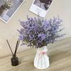 Flor Falsa Escandinava Transfronteriza Lavanda Boda Boda Hogar Decoración Flor de Plástico Flocado Espíritu Vainilla Plantas Verdes