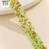 Fita adesiva dupla face adesivo hot melt largura 1,5 cm fundo pontudo strass dourado contas broca tira broca sapato bolsa bastão de cristal broca