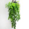 Flor de pasto colgante nido de pájaro de pasto colgante planta verde colgante pasto colgante pared flor planta decorativa pared a juego pasto plástico flor artificial colgante