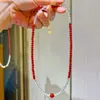 Set de Collar y Pulsera de Diseño de Carniola de Cristal Blanco Natural de Alto Hielo de Alta Calidad y Alta Definición de 4 m
