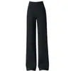 Pantalones de Felpa de Pierna Ancha de Moda para Mujer Otoño/Invierno 2026 Nuevos Pantalones Largos de Pierna Recta Adelgazantes de Cintura Alta Pantalones Casuales Versátiles de Temperamento