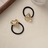 Nuevo anillo de pelo de metal personalizado transfronterizo, cuerda para la cabeza, simple, lindo, amor, de alta calidad, alta elasticidad, cuerda para el pelo de fresa en la parte posterior