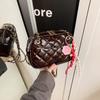 Bolsa de corrente losango de comércio exterior feminina primavera e verão 2025 nova popular deste ano bolsa de ombro mensageiro senso de alta qualidade bolsa quadrada pequena