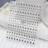 Série Duyuer Adesivos de Unha Populares Estilo Influenciador Realista com Suporte Adesivo para Decoração de Unhas DIY
