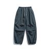 Marca de Moda UNDREST Pantalones Casuales de Pierna Ancha para Hombre Pantalones Holgados de Invierno con Forro Polar Gruesos Pantalones de Paracaidista CK29