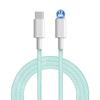 Nuevo cable de datos trenzado colorido al por mayor 120W alta corriente 6A Android typec línea de carga rápida USB teléfono móvil Universal