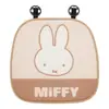 Apoio de cabeça e lombar para carro Miffy original, uma almofada de carro criativa e versátil adequada para todas as estações, uma fofa almofada de carro de desenho animado para proteção do pescoço