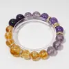 [Whisky Dulce] Pulsera de cristal de torre amarilla natural de alta calidad para mujer, pulsera de Uruguay Bolivia al por mayor