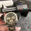 Reloj de pulsera con correa de acero deportivo Inter-gold ojo de oro rojo neto monstruo pequeño temperamento de moda reloj de pulsera de tres ojos reloj de carreras impermeable