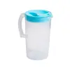 Taza de Plástico Resistente al Calor para Agua Fría Jarra para Jugo Taza para Agua Fría Hervida Jarra para Agua Fría con Tapa de Gran Capacidad para el Hogar