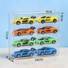 Loja de Fábrica Hot Wheels Estacionamento para Brinquedos Vitrine Caixa Transparente Caixa de Armazenamento de Modelos de Carro