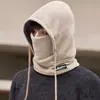 Gorro Cálido para Invierno, Máscara de Ciclismo a Prueba de Viento para Hombre, Gorro Protector contra el Frío, Calentador de Cuello Integrado, Máscara Eléctrica para Bicicleta para Mujer, Gorro Bufanda