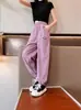 Pantalones de Hielo de Seda para Niñas Verano 2026 Modelo Nuevo, Pantalones de Secado Rápido de Color Sólido para Niños Mayores, Pantalones Deportivos para Niños, Pantalones Anti-Mosquitos para Niñas Estudiantes