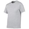 Camiseta Gildan 63000 de manga corta con cuello redondo y estampado en blanco. Camiseta Gildan de algodón puro de 150 g. Camiseta publicitaria personalizada.