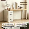 2026 Novo Modelo Mesa de Quarto com Gavetas, Mesa de Maquiagem para Estudo em Casa, Armário Integrado, Penteadeira Estilo Madeira Natural