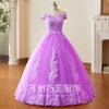 Vestido de Noite para Mulheres 2026 Novo Estilo Elegante para Banquete Amazon Cross-Border Cerimônia de Debutante Anfitriã Arte com Lantejoulas Vestido para Exame