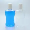 Fabricante Botella de Plástico para Enjuague Bucal de 500 ml Tapa de Cuerno Transparente Plana Botella para Cuidado Bucal de Mascotas Cintura Botella tipo Miel